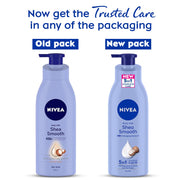 NIVEA SUN Protect and Moisture 125ml SPF 30 Sunscreen & NIVEA Shea Smooth 400ml Body Lotion