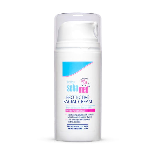 Sebamed Baby Protective Facial Cream | pH 5.5 | Baby Face Cream | Vitamin E for Soft Skin | Ideal for Salivary Rashes | 100ml