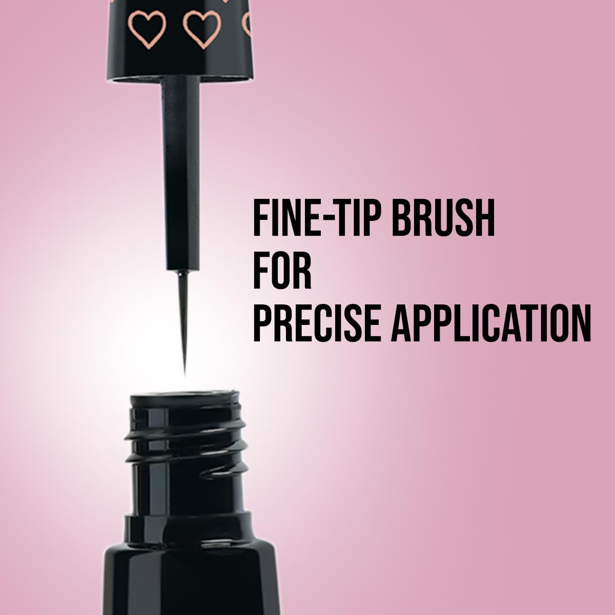 INSIGHT No Smudge Eyeliner - Black | Intense Matte Finish | Quick Drying |Smooth Application | Waterproof | Smudgeproof, 4 ml