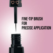 INSIGHT No Smudge Eyeliner - Black | Intense Matte Finish | Quick Drying |Smooth Application | Waterproof | Smudgeproof, 4 ml
