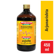 Baidyanath Asli Ayurved Arjunarishta Syrup for Healthy Heart Care and Digestion Tonic - 450 ml