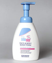 Sebamed Baby Face & Body Wash Foam|Ph 5.5|With Panthenol & natural Bisabolol| For delicate, dry skin& Baby Shampoo 150ml|Ph 5.5| Camomile|Natural moisturisers|No tears formula|For delicate scalp