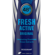 NIVEA MEN Fresh Active Original Spray Deodorant For Men, 150Ml (Pack Of 2)