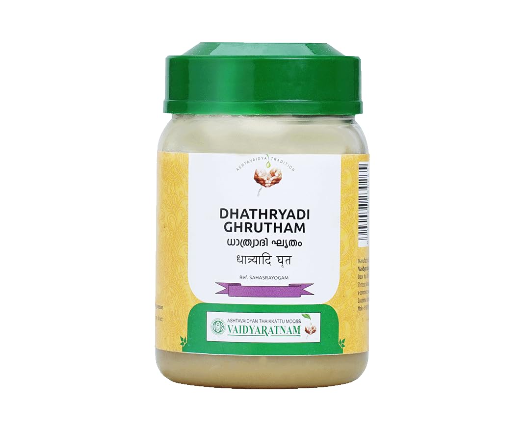 Vaidyaratnam Dhathryadi Ghrutham | Traditional Herbal Ghee Blend for General Wellness & Daily Vitality Support