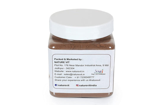 NatureVit Jamun Seed Powder 300 Gram | Natural Supplement for Blood Sugar Support | Ayurvedic Remedy for Diabetes | Rich in Antioxidants & Fibre | 100% Pure & Chemical-Free