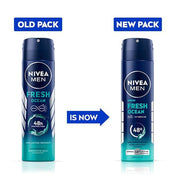 NIVEA Men Fresh Ocean Deodorant Spray 150ML Each (Pack of 3) Deodorant Spray - For Men (450 ml, Pack of 3)