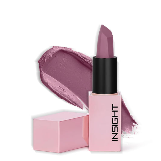 INSIGHT Prime Matte Lipstick - 3.8g |Satin Matte Finish |All day Comfort Wear | Infused with Hyaluronic Acid & Rosehip Oil |(IRISH COFFEE)