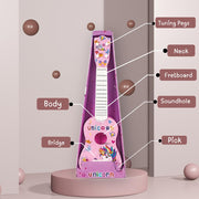Toy Imagine 21-Inch Unicorn 4-String Ukulele Guitar for Kids Age 3-10