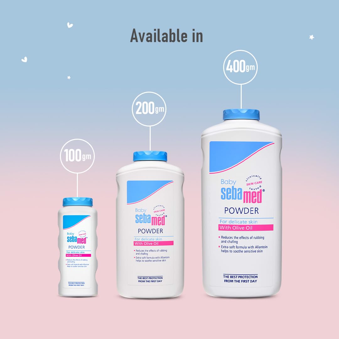 Sebamed Baby Powder| Olive Oil, Allantoin|100 gm