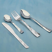 Parage 24 Pieces Premium Stainless Steel Cutlery Set, Home & Kitchen with Gift Box (6 Pieces Each Table Spoons, Table Forks, Tea Spoons, Butter Knife) with Leatherite Box
