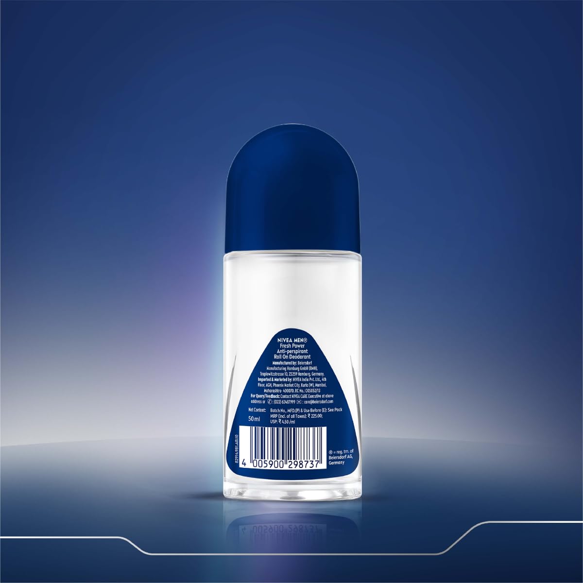 NIVEA MEN Fresh Power Roll-On Deodorant (50ml) (Pack of 3)