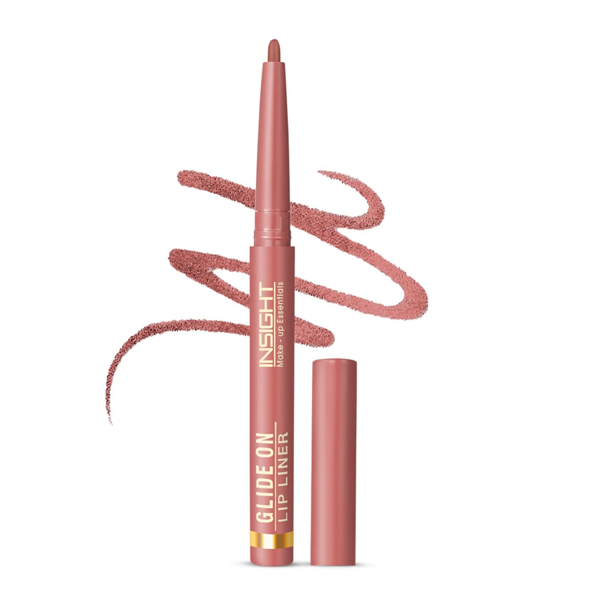 INSIGHT Glide On Lip Liner - Catfish | Intensely Pigmented | Ultra Smooth Texture | Long lasting Formula | Weightless Formula - 0.3 g