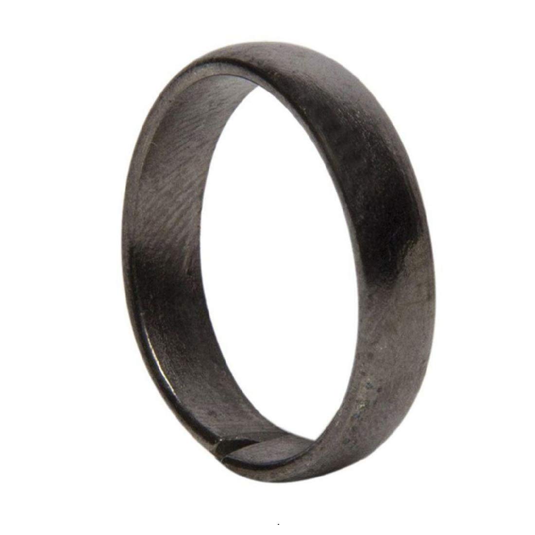 ASTRODIDI Black Horse Shoe Iron Ring Shani Dosh Niwaran Kale Ghode Ki Naal Ka Challa| For Men - Adjustable