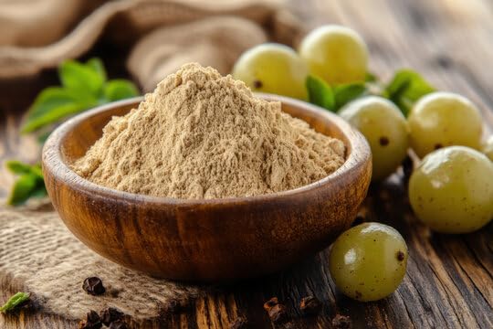 NatureVit Amla Powder 1kg | Indian Gooseberry Powder for Hair Growth & Skin Care | Edible & Drinkable | Natural Source of Vitamin C