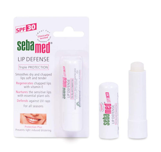 SebaMed Lip Stick Defense SPF 25/30, White