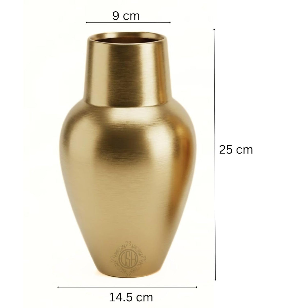 DSH Flower Vase for Living Room Decor, Modern Decorative Tabletop Vase for Center Table, Console Table, Shelf, Office and Home Decoration