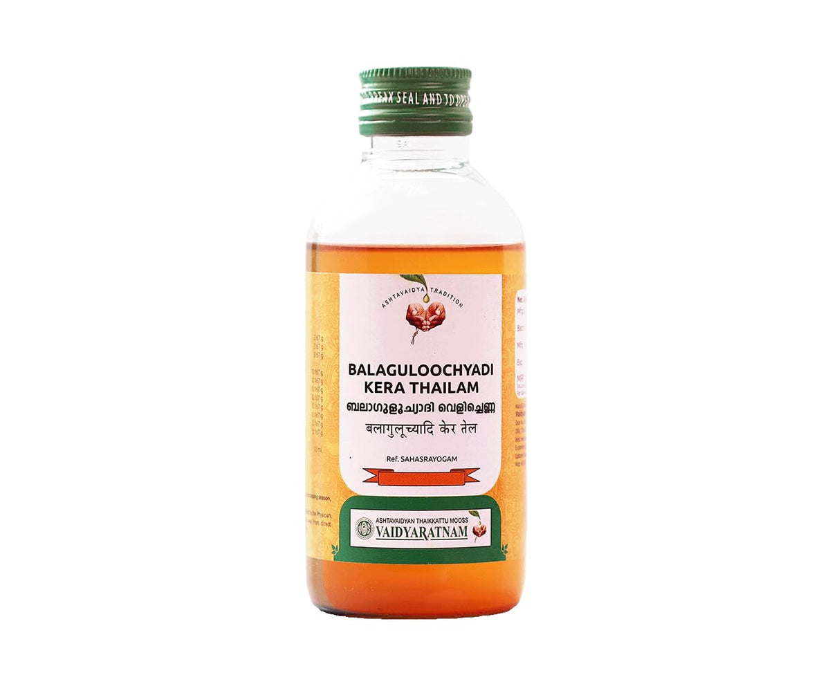 Vaidyaratnam Balaguloochyadi Kera Thailam (200 ml)