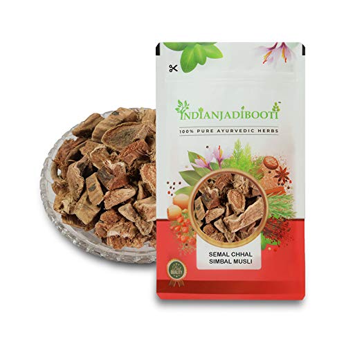 IndianJadiBooti Authentic Semal Musli | Pure Raw Silk Cotton Tree Roots for Natural Wellness & Strength | Traditional Herbal Superfood, 100 Grams Pack