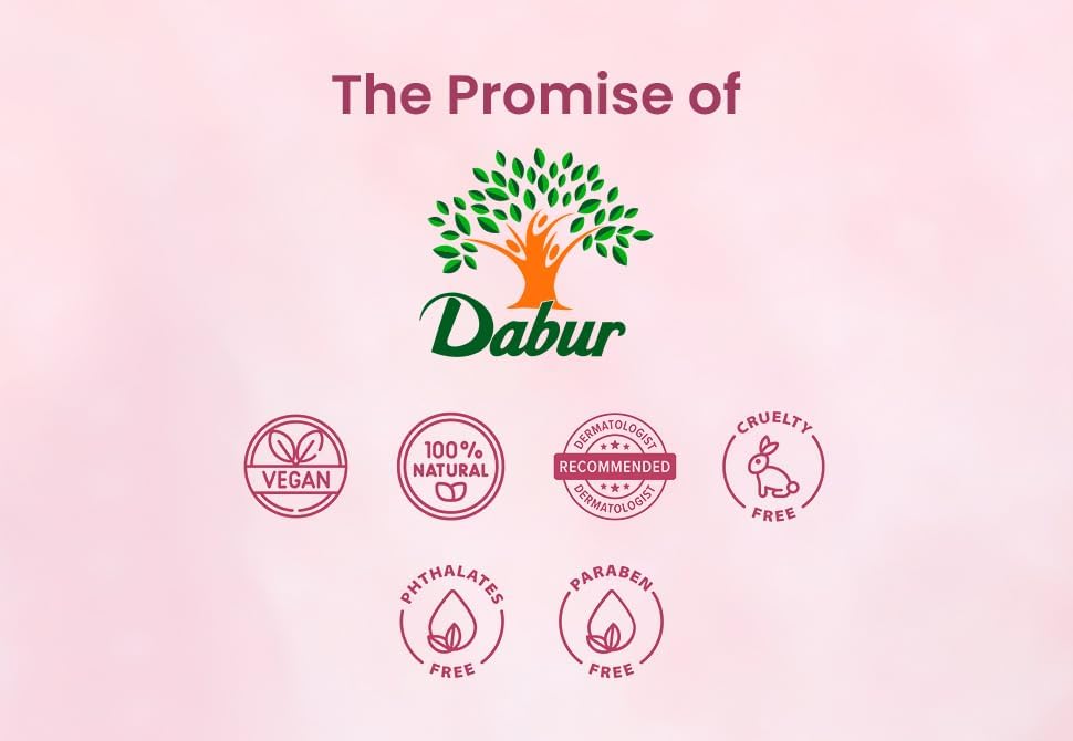 Dabur Gulabari Premium Rose Water with No Paraben for Cleansing and Toning - 250ml