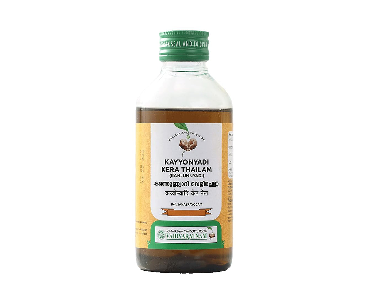 Vaidyaratnam Kayyonyadi Kera Thailam 200ml
