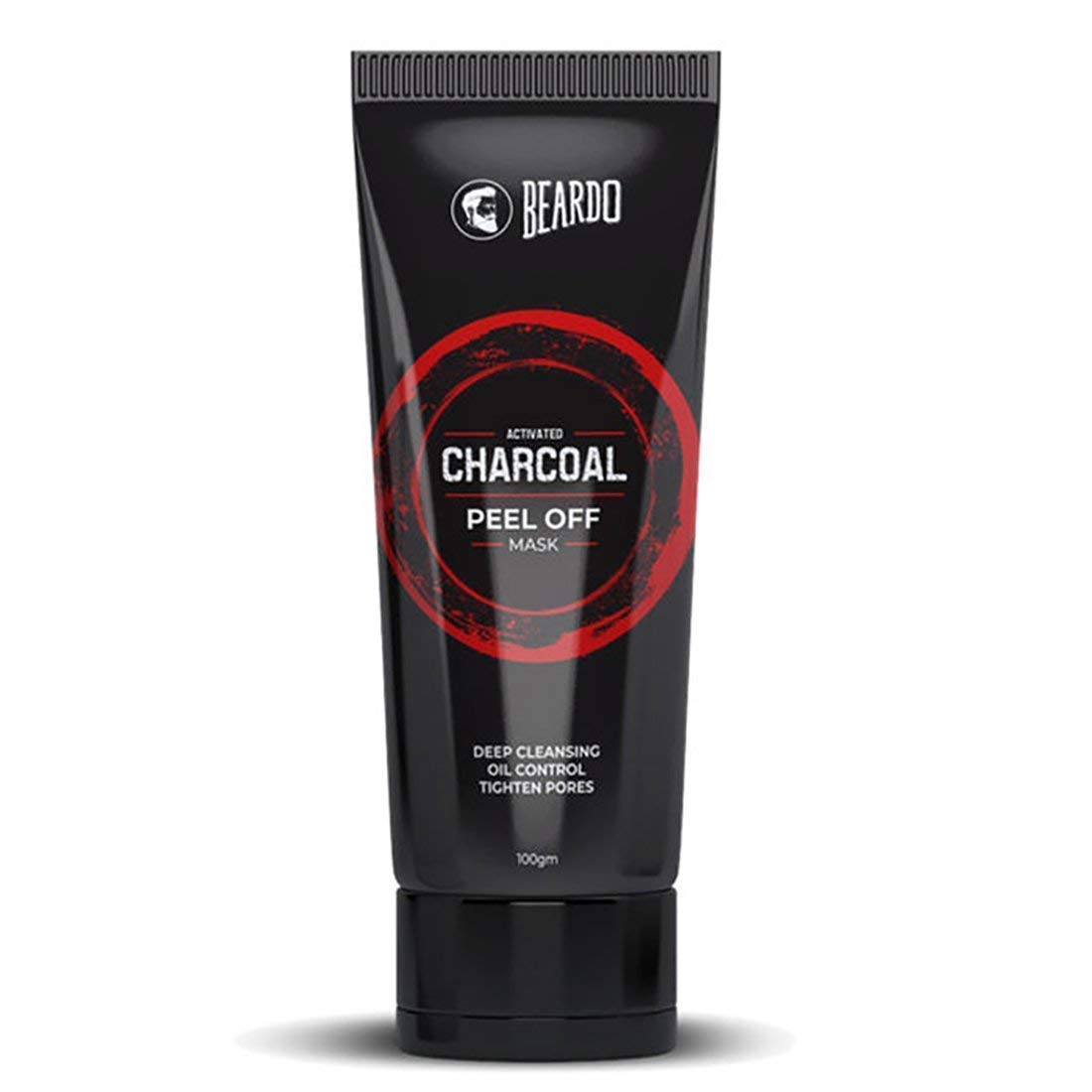 BEARDO Activated Charcoal Peel Off Mask, 100g (100gm) and Biotique Bio Dandelion Visibly Ageless Serum, 40 ml