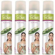 Pour Home: Lily of Valley Room Freshener Spray, 270ml (153gm) - Bad Odor Neutraliser, Aroma Boosters, Long Lasting, Rich French Fragrance, Instant Action. Pack of 4 (270ml x 4)