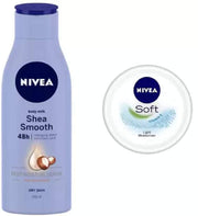 NIVEA Shea Smooth Lotion 200 ml + Soft 50 ml (250 ml)