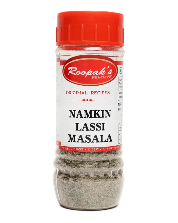 ROOPAK'S PIK-N-PAY Namkeen Lassi Masala - 150gm | 100% Vegetarian Ready To Use Indian Spice Masala Mix For Beverages | Lassi Masalas | Easy To Use Drink Mix