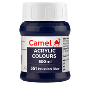 Camel Fabrica Acrylic Colours Prussian Blue 500ML