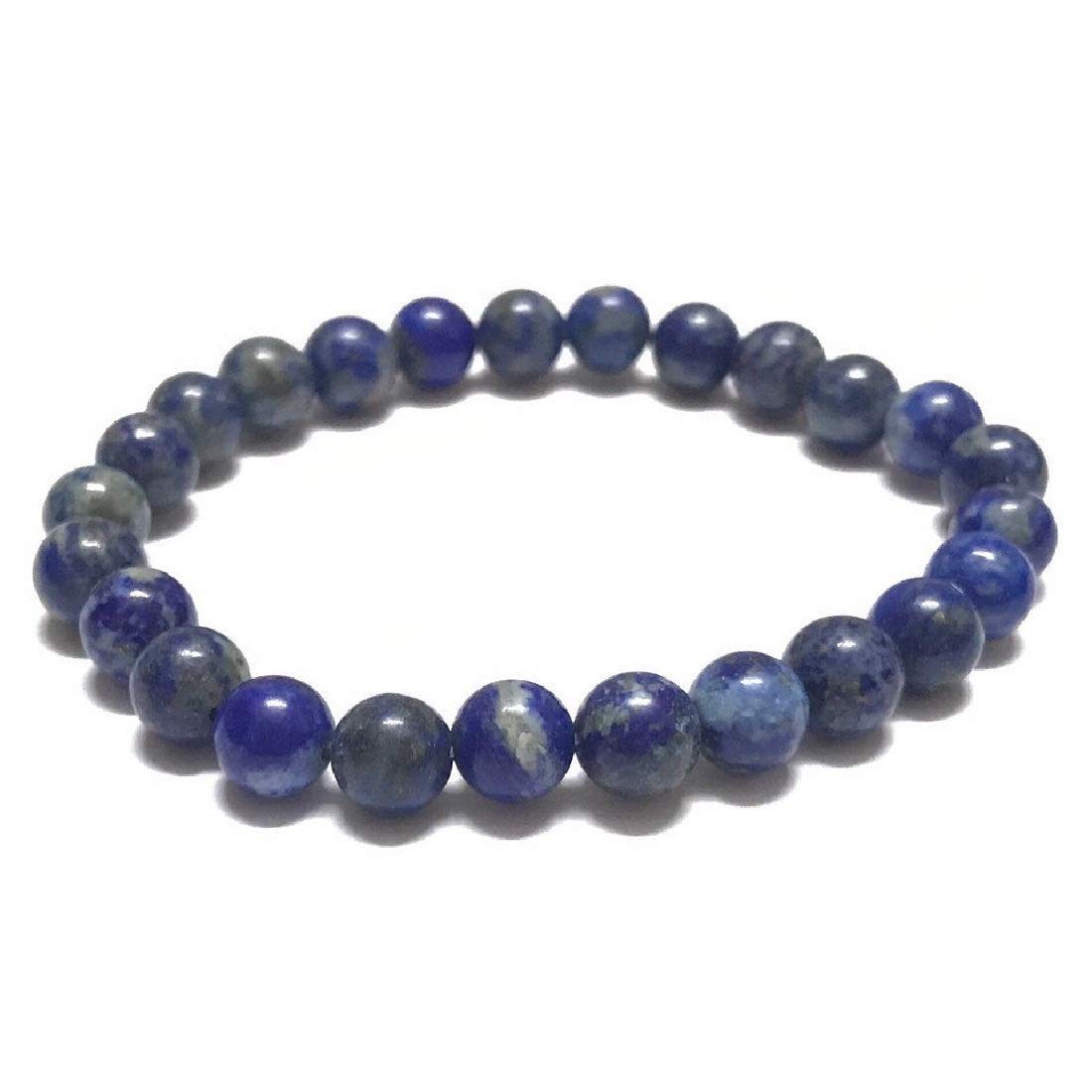 Astrodidi Lapis Lazuli Gemstone Bracelet (Handmade & Stretchable)