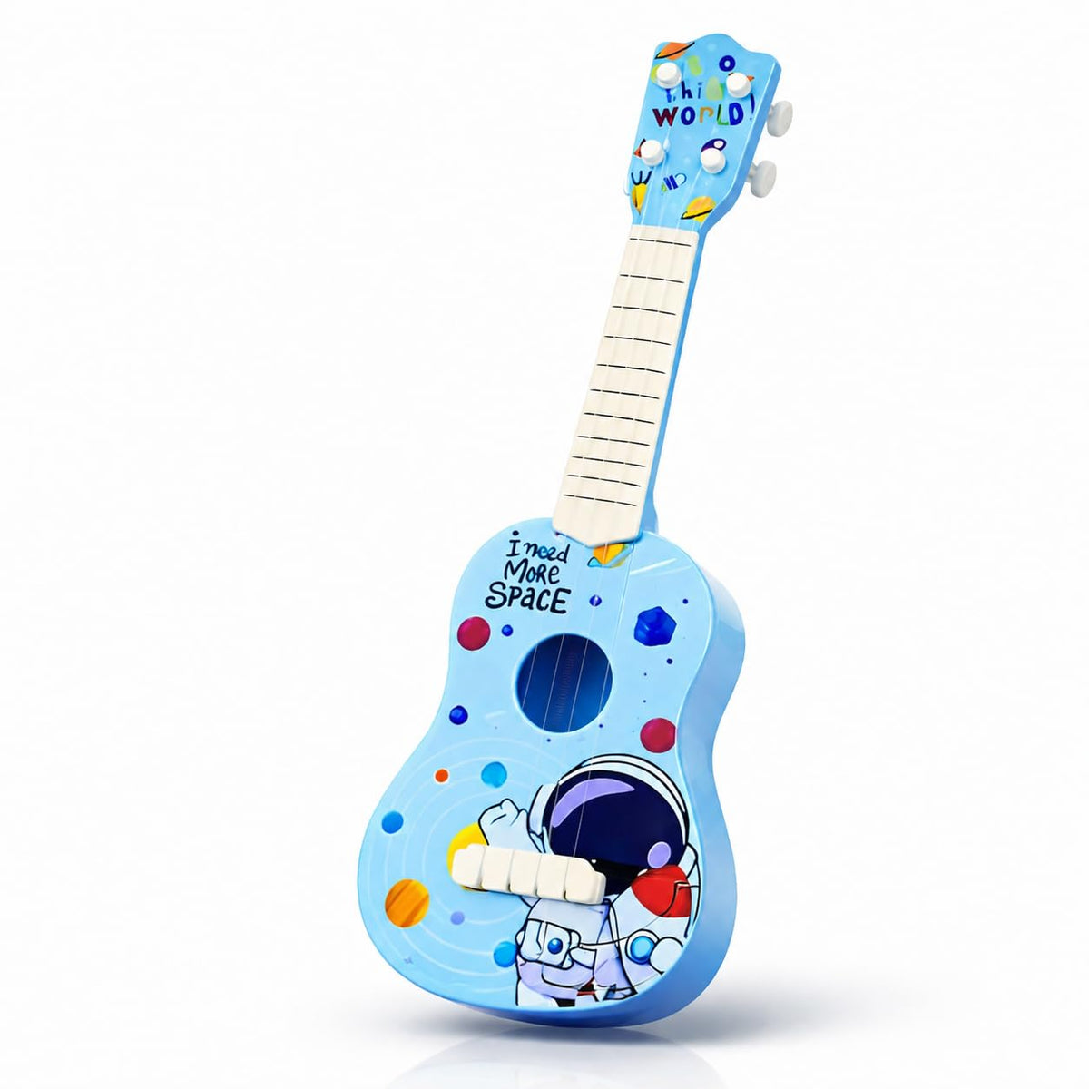Toy Imagine™ Toy Guitar for Kids | 4 String Ukulele Guitar for Beginners | Musical Instrument Toy Gift for Boys Girls Age 3–10 |Toddlers & Children (21-Inch Space)