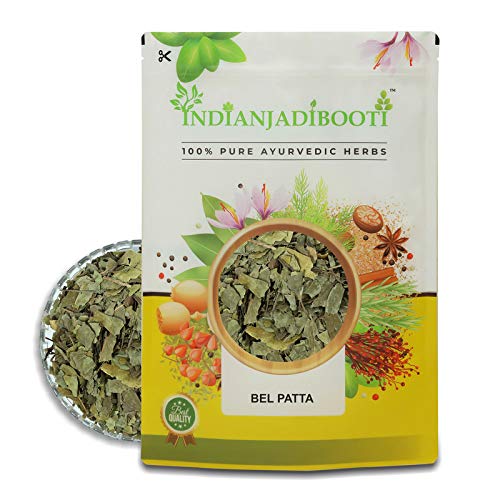 IndianJadiBooti Pure Dried Bael Leaves (Bilva Patra) | Aegle Marmelos | Traditional Ayurvedic Botanical for Digestive Harmony, Internal Cooling & Ritual Wellness| 900 Grams Pack | Pack Of 2