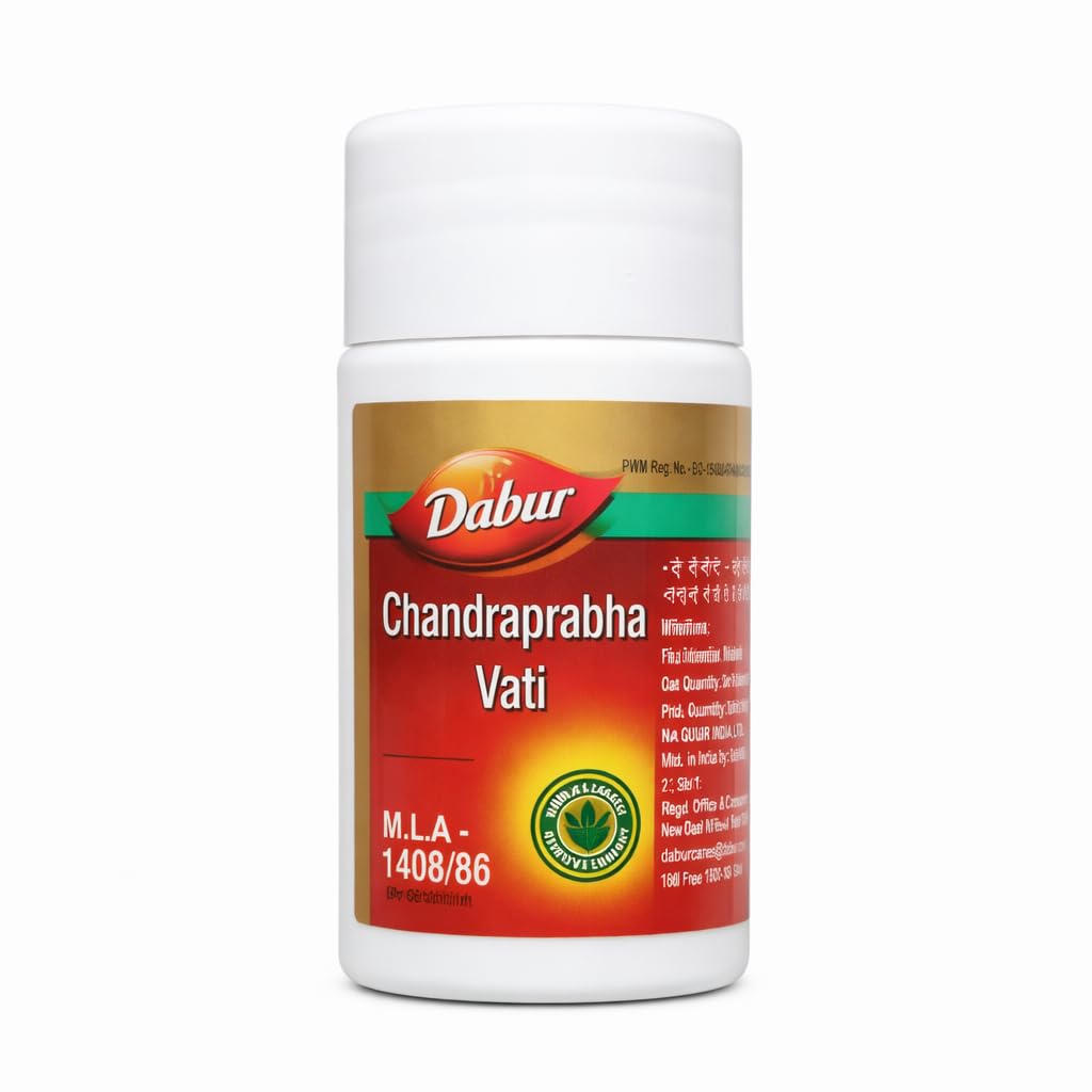 N.R Gandhi Dabur Chandraprbha vati tablets | Ayurvedic Tablets | 80 Tablets