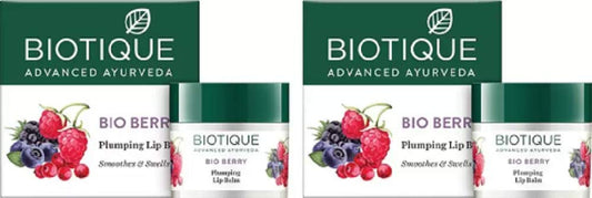 Biotique Bio Berry Plumping Lip Balm (Pack of 2) Berry (Pack of: 2, 24 g)