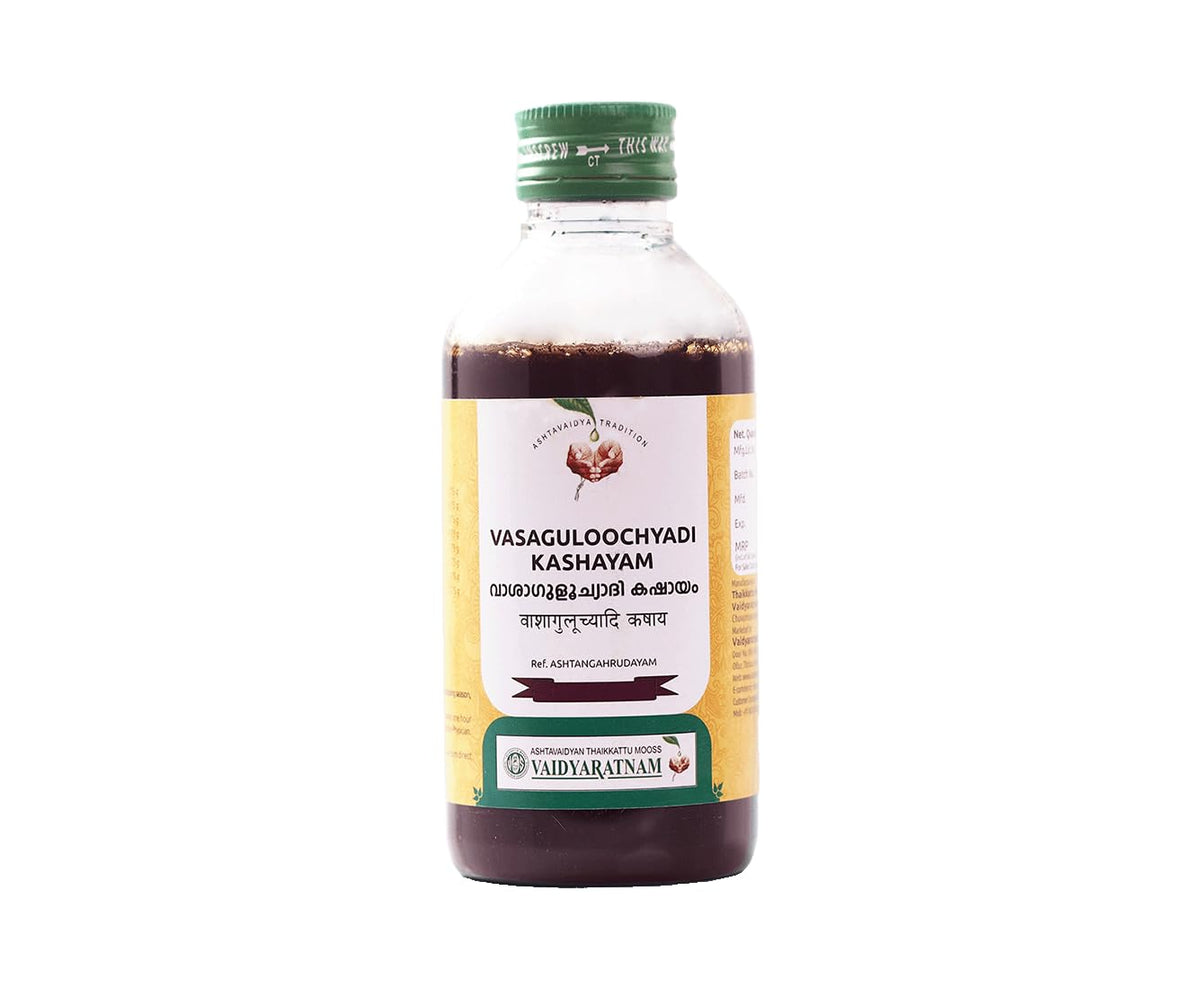 Vaidyaratnam Vasaguloochyadi Kashayam (200 ML)