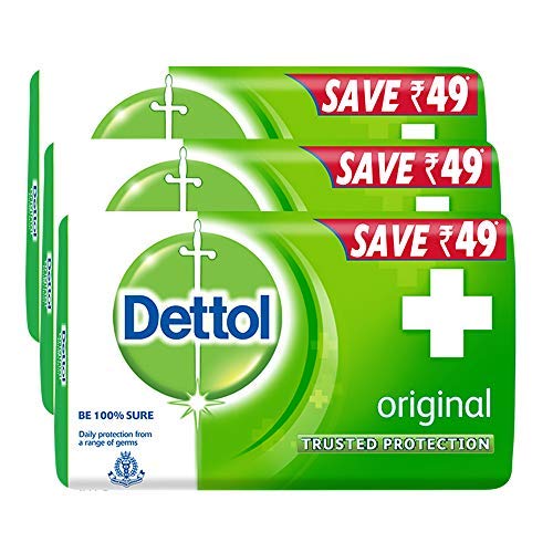 Dettol Bathing Soap Original, 150gm, Pack of 3