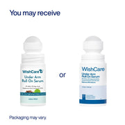 WishCare Underarm Roll On For Women & Men | Reduces Pigmentation, Brightens Skin & Prevents Body Odour | With AHA, Kojic Acid & Hyaluronic Acid | Long Lasting Aqua Fragrance | 50ml