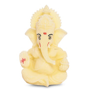 DIVINITI 3D Ganesh Idol for Office Desk Puja Room God Ganesha Idol for Car Dashboard Ganpati for Gift Office Table Shelves Gifting Idols (8.89 x 5.08 cm), Religious
