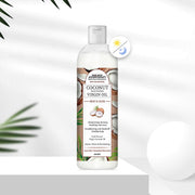 KEYA SETH AROMATHERAPY Virgin Coconut Oil, Skin & Hair, Cold Pressed, Moisturizing Glowing Soothing Nourishment, Rich in Lauric Acid & Vitamin E 200ml