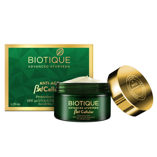 Biotique Bxl Cellular Protection Cream SPF 40 UVA/UVB Sunscreen, 50 g