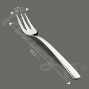 Parage 12 Pieces Stainless Steel Fruit Forks for Home & Kitchen, Fruit Picks, Kids, Snacks, Fruits and Dessert, Small Fruit Fork (Pack of 12, Silver)