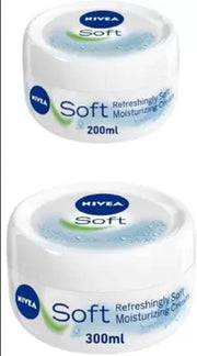 NIVEA Soft Light Moisturiser Gel, 200 ml + 300 ml