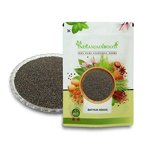 IndianJadiBooti Pure Bathua Seeds (Chenopodium Album) | Raw Ancient Super-Seed for Digestive Comfort, Plant-Based Nutrition & Renal Wellness3 Packs of 900 Grams