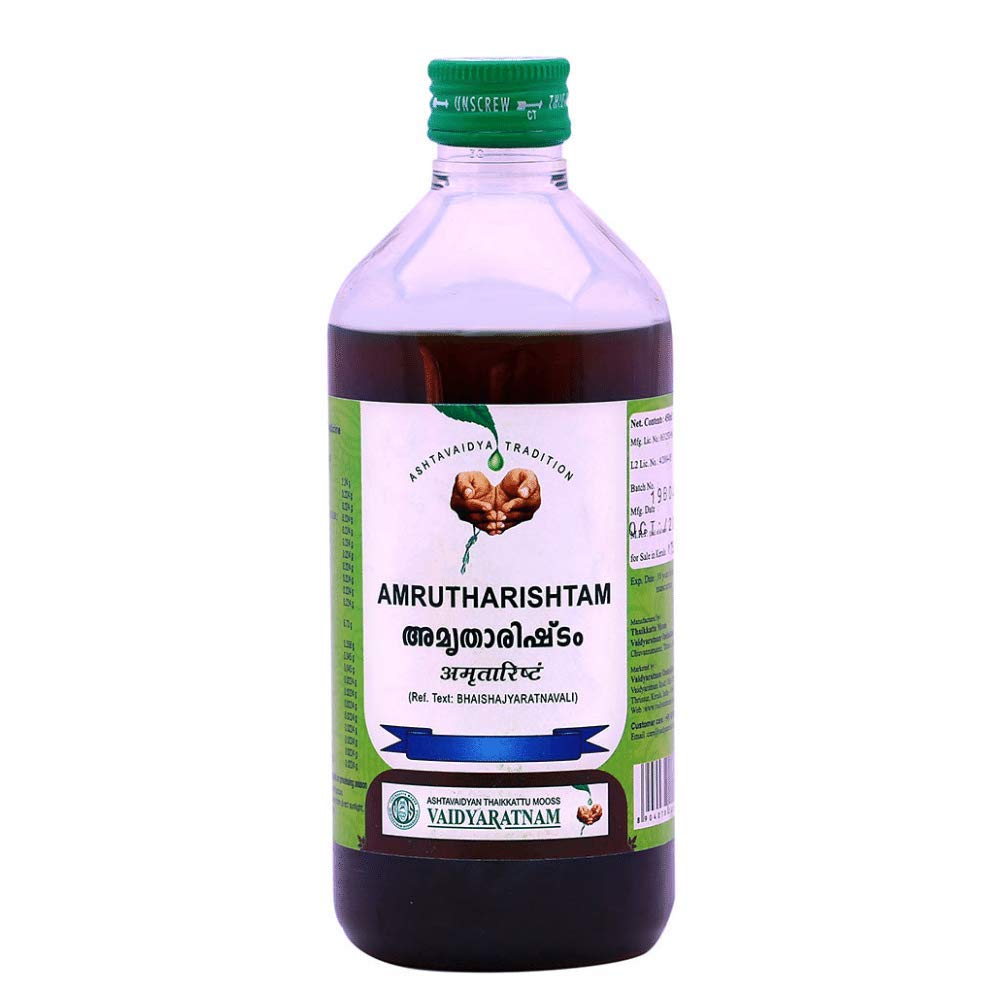 Vaidyaratnam Amrutharishtam 450 ml (Pack Of 3)