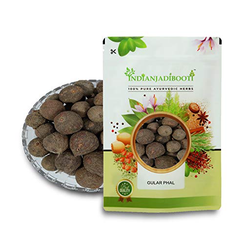 IndianJadiBooti Pure Gular Phal (Dried Cluster Fig) | Ficus Racemosa | Traditional Ayurvedic Botanical for Cooling Digestive Harmony, Pitta Balance & Vitality, 250 Grams Pack