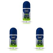 NIVEA MEN Fresh Power Roll-On Deodorant (50ml) (Pack of 3)