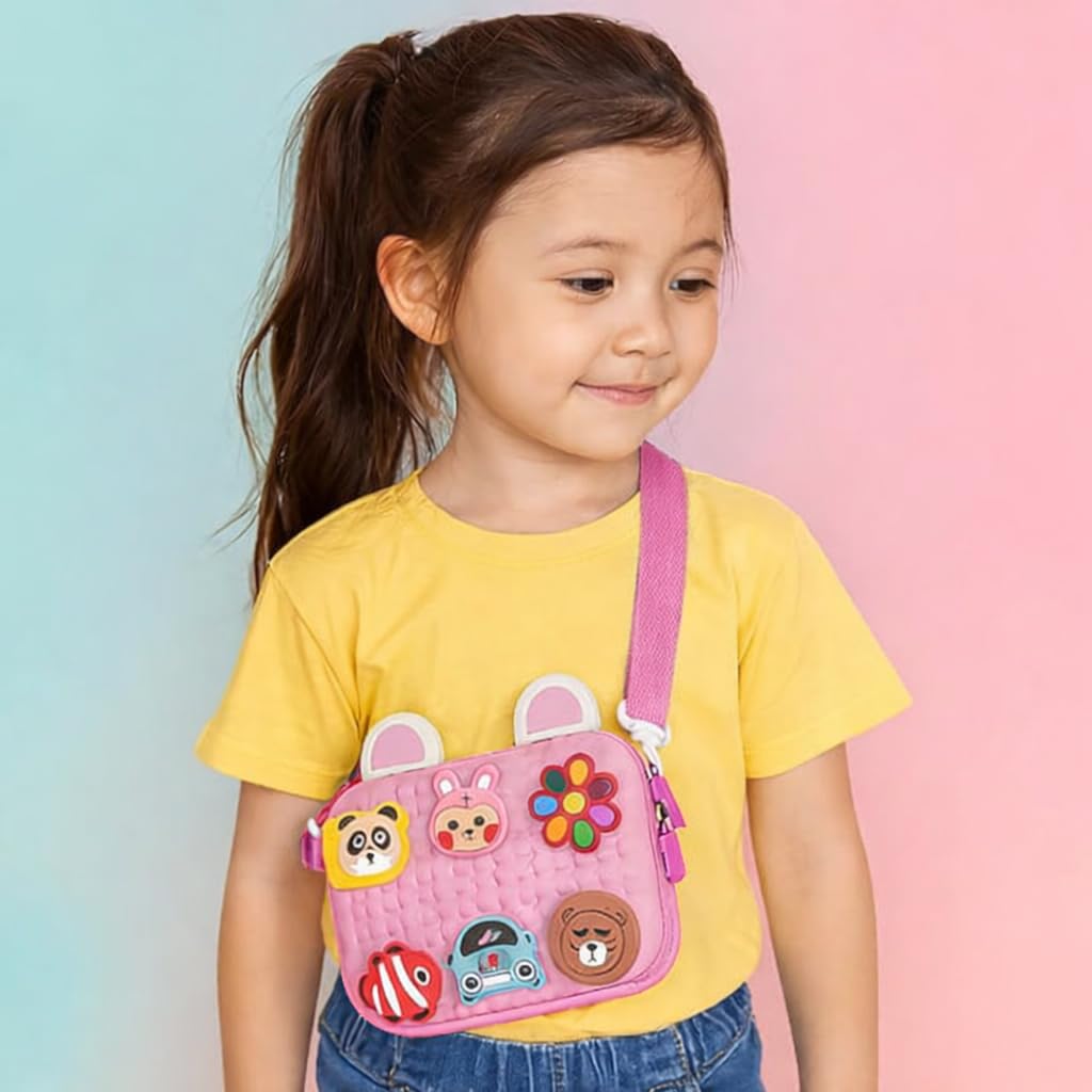 Toy Imagine Crossbody Sling Bag for Boys & Girls | Trendy Side Bag/Side Purse for Daily Use | Lightweight Shoulder & Cross-Body Side Bag for Women and Kids