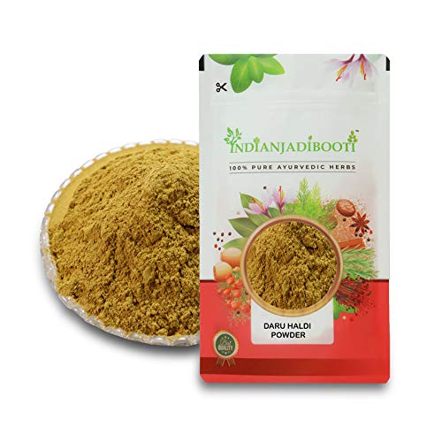 IndianJadiBooti Pure Daru Haldi Powder | Raw Berberis Aristata (Tree Turmeric) for Hepatic Support, Metabolic Wellness & Skin Clarity, 250 Grams Pack 100 Grams Pack | Pack Of 2