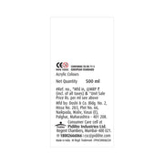 Fevicryl Acrylic Colour, Art and Craft Paint, DIY Paint, Rich Pigment, Non-Craking Paint for Canvas, Wood, Leather, Earthenware, Metal | Ideal for Artists | White, 500ml (Pack of 2)