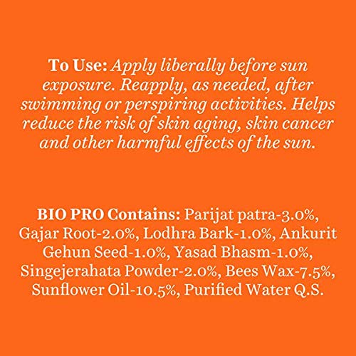 Biotique Bio Carrot Face & Body Sun Lotion | SPF 40 UVA/UVB Sunscreen | Prevents Ageing and Soothes Dry Skin| 100% Botanical Extracts | Suitable for All Skin Types | 50ml